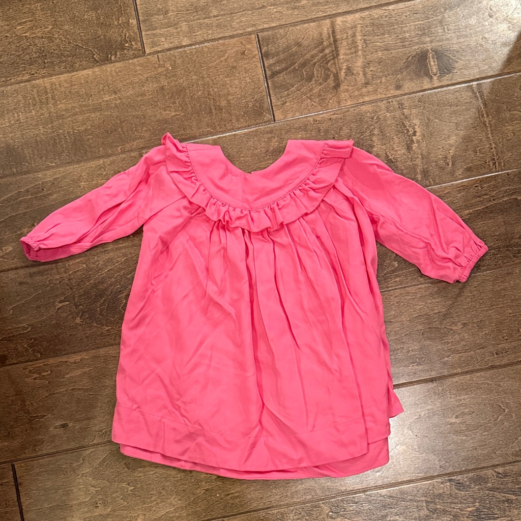 Stella Mccartney Kids Pink Ruffle Dress